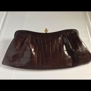 Banana Republic Leather Clutch